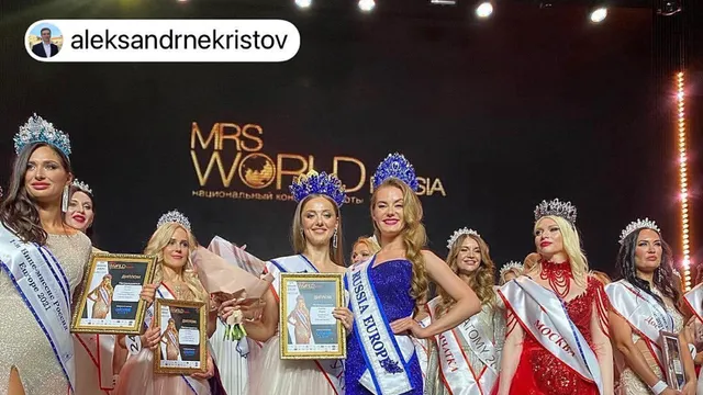 Владимир Владимиров поздравил ессентучанку с победой в конкурсе «Миссис Европа - 2021»