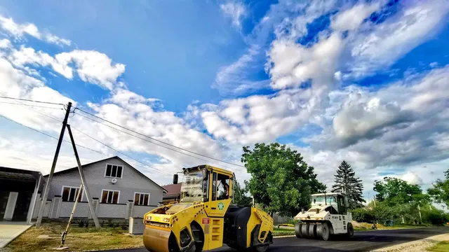 В станице Курской на Ставрополье обновили участок трассы на центральной улице