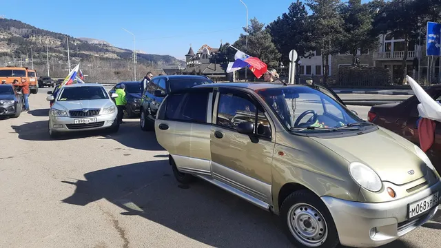 Автопробег в поддержку российской армии прошёл в Кисловодске
