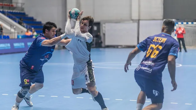 Ставропольские гандболисты отпраздновали успех в Краснодаре 